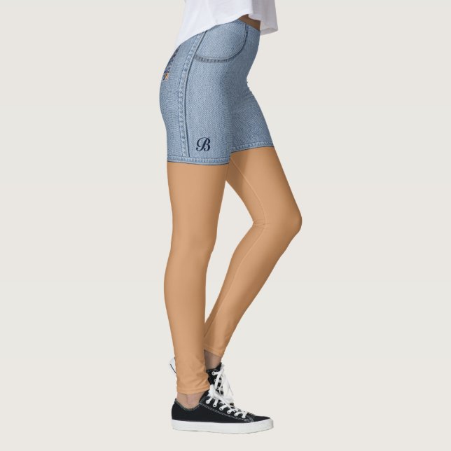 Leggings Les jeans drôles "court-circuite " (Droite)
