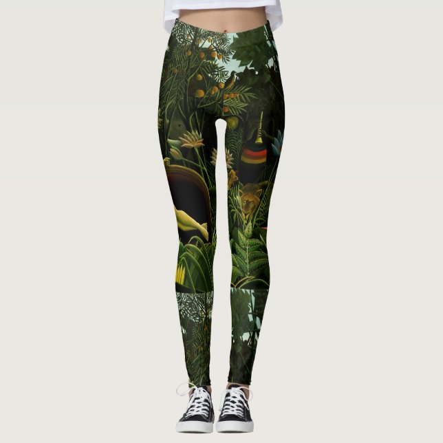 Leggings Les légendes d'art "Le Rêve" de Rousseau (Devant)