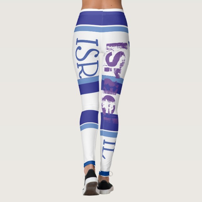 LEGGINGS LES LÉGUMES DU DRAPEAU ISRAÉLIEN ONT ACD (Dos)