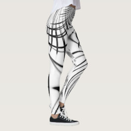 Leggings Les lignes grises traversées nous rappellent les d