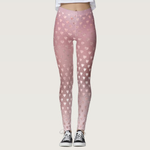 Leggings Les parties scintillantes rougissent petit or de