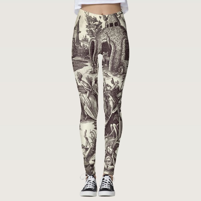 Leggings Les sept péchés mortels - convoitise (Devant)