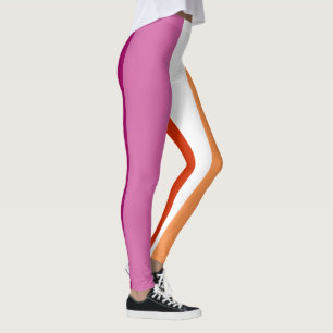 Leggings Lesbian Pride Flag LGBTQ