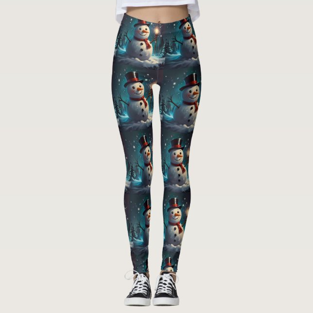 Leggings L'esprit de Noël (Devant)