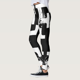 LEGGINGS LETTRE GOURMANDS ALLEMAGNE LETTRE ALLOCUTEUR BLANC