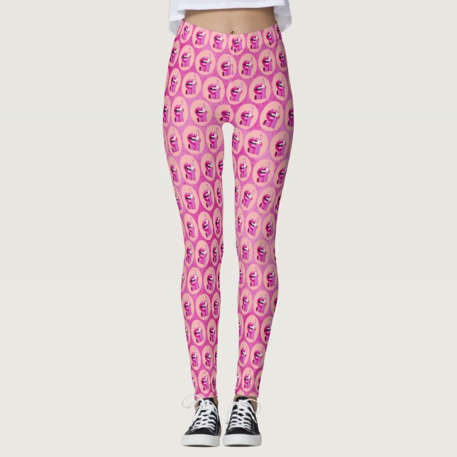Leggings Lèvres (Devant)