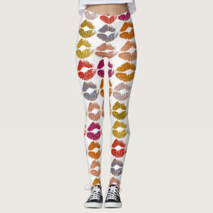 Leggings Lèvres colorées élégantes #26