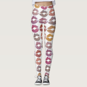 Leggings Lèvres colorées élégantes #28