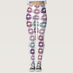 Leggings Lèvres colorées élégantes #31