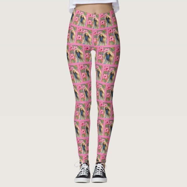 Leggings Lévrier Afghan   (Devant)