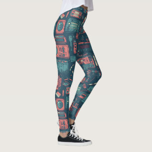 Leggings L'explosion du passé : la technologie des années 8