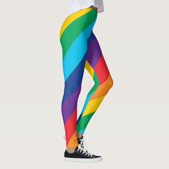 Leggings LGBTQ Pride motif arc-en-ciel Legs (Droite)