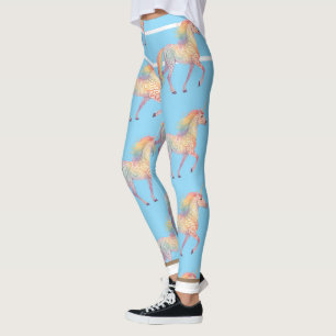 Leggings Licorne Arc-en-Ciel Magique Personnalisée