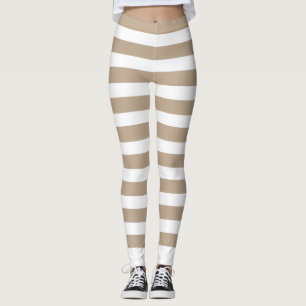 Leggings Ligne beige