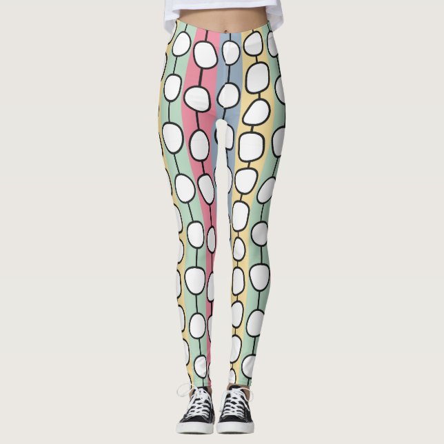 Leggings Lignes colorées Pastel MCM (Devant)