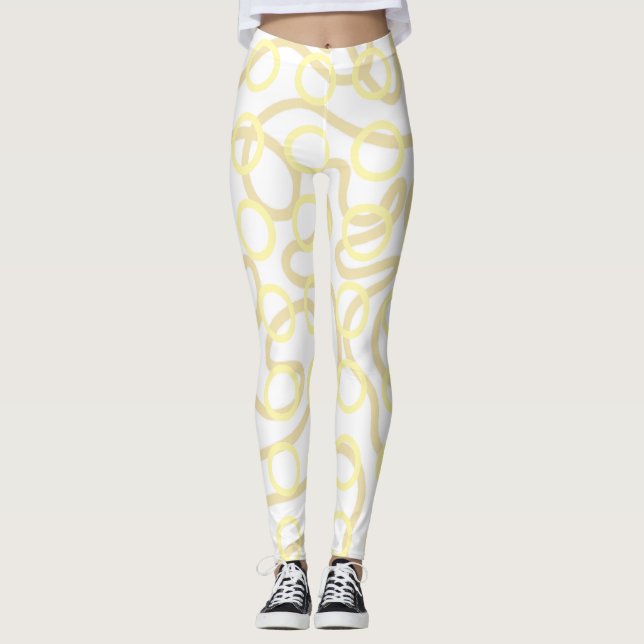 Leggings Lignes folles (Devant)