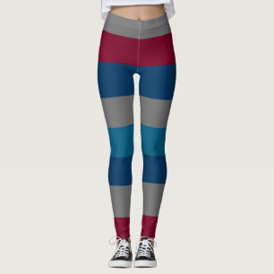 Leggings lignes géométriques modernes motif