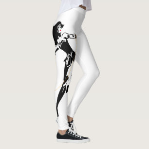 Leggings Ligue de la justice Femme Merveilleuse Avec Lasso