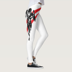 Leggings Ligue de la justice  The Flash Running Noir Pop Ar