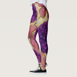 Leggings Lila der Blume