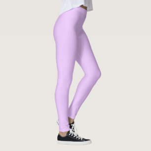 Leggings Lilas, couleur unie lilas pastel