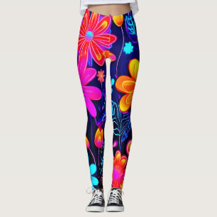 Leggings L'Imaginaire floral de Neon