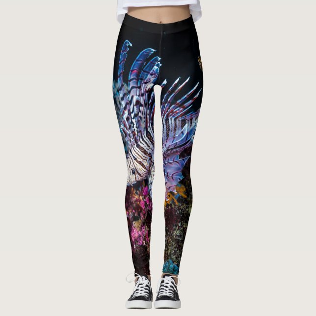 Leggings Lionfish coloré (Devant)