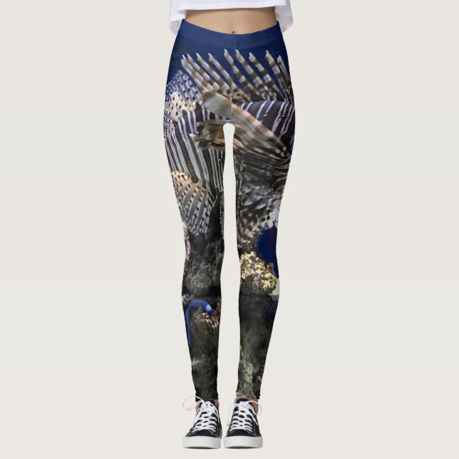 Leggings Lionfish dans l'aquarium (Devant)