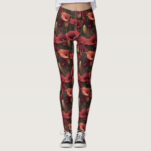 Leggings Lis callas colorées Son cadeau d'anniversaire Vête