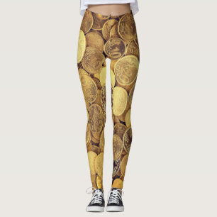 Leggings Livres Euro Pièces