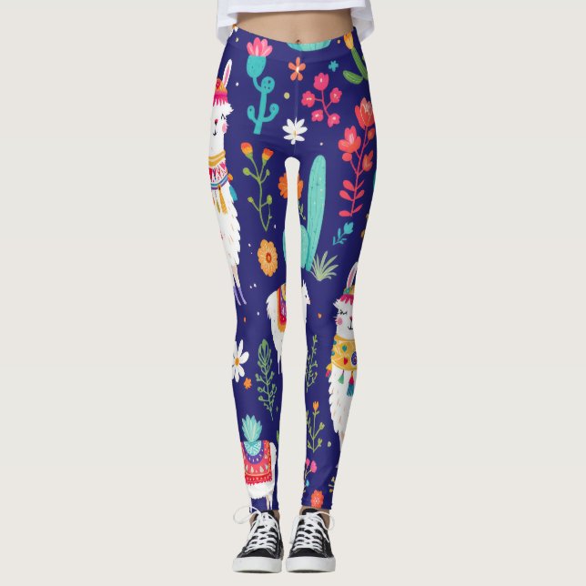 Leggings Llama Fiesta (Devant)