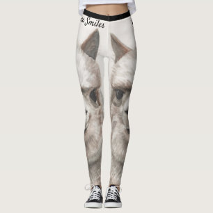 Leggings Llama sourit des légendes originales d'exercices d
