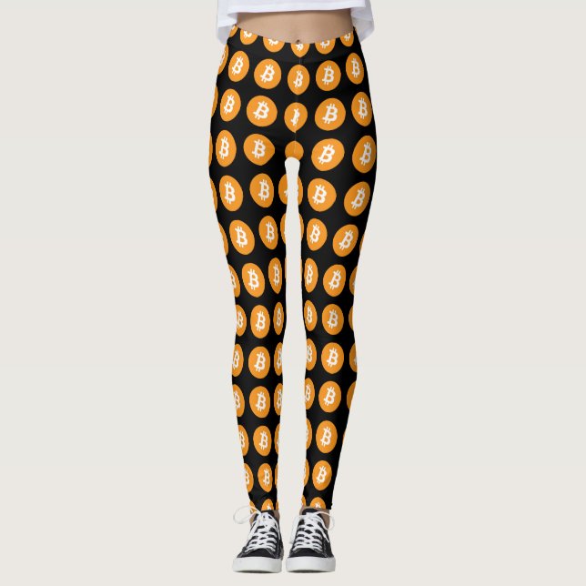 Leggings Logo Bitcoin (Devant)