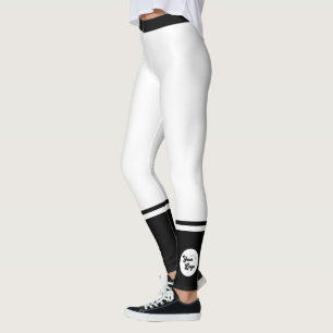Leggings Logo d'affaires circulaire personnalisé élégant