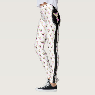 Leggings Logo de guêtres d'impression de Chi Yum Yum