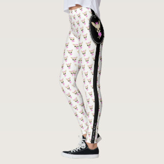 Leggings Logo de guêtres d'impression de Chi Yum Yum
