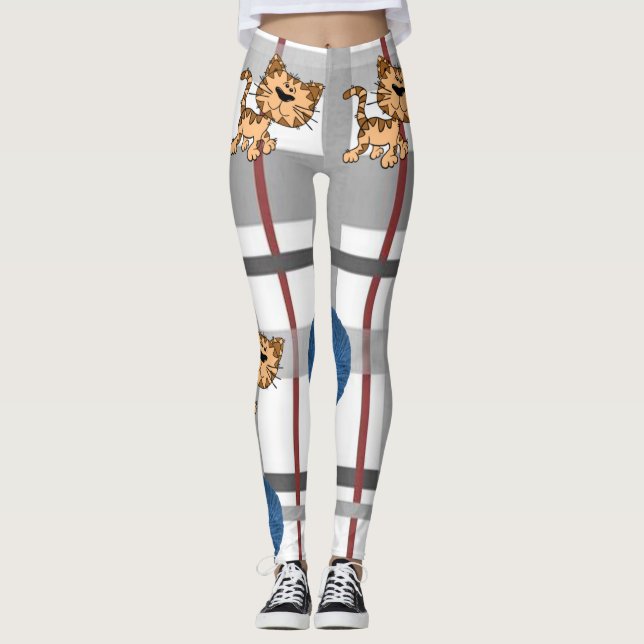 Leggings Long Cat (Vorderseite)