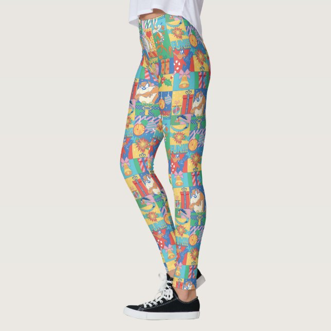 Leggings LOONEY TUNES™ | Joyeuses fêtes Motif de Noël (Gauche)