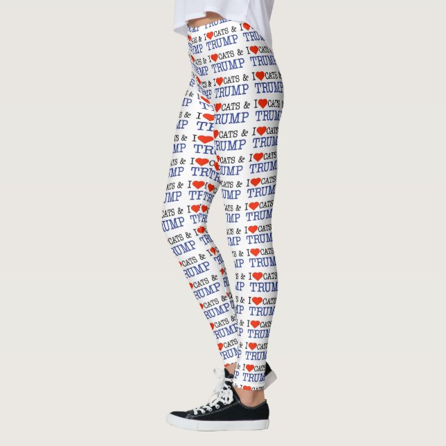 Leggings Love Cats et Trump (Gauche)