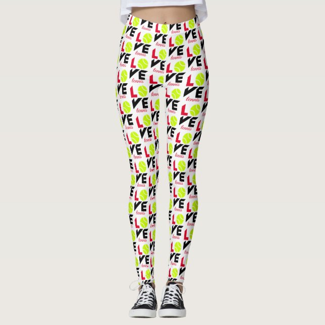 Leggings Love tennis (Devant)