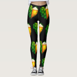 Leggings Lucky Clover Design pour la St. Patrick's Day