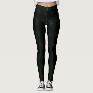 Leggings Lueur effrayante dans le style occulte de