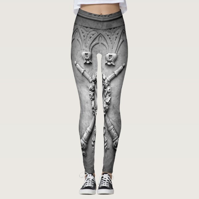 Leggings Lumière tombée perdue (Devant)