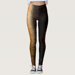 Leggings Lumières Abstraites mer brillant bronzé réflexion