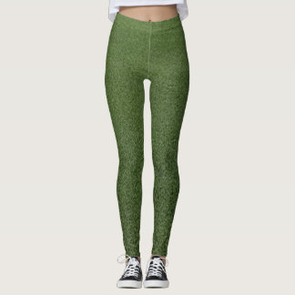 Leggings Lush Green Artificial Grass Nature Design | Fresh 