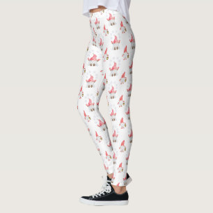 Leggings Lutins de Noël et boules de neige