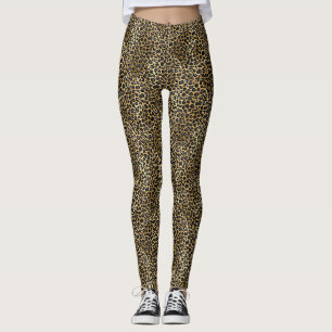 LEGGINGS LUXE OR EMPREINTE DE LÉOPARD ACTIVE LEGINGS