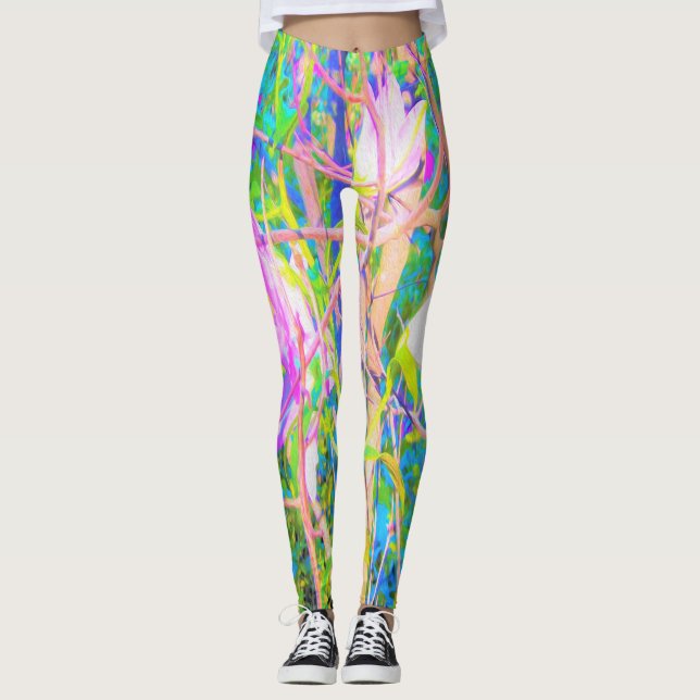 Leggings Lys orientaux Abstraits dans My Rubio Garden (Devant)