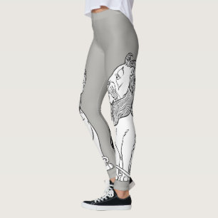 Leggings Magicien vintage de Oz, Lion peureux courageux