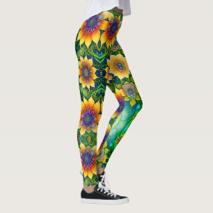 Leggings Magnifique Grand Tournesol Lumineux